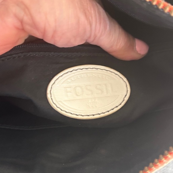 Fossil coated canvas crossbody floral bag - Picture 6 of 10